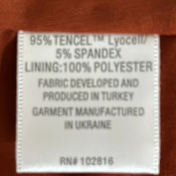 Garnet Hill Mock Neck Knit Maxi Dress in Rust - Size XS - Picture 9 of 10